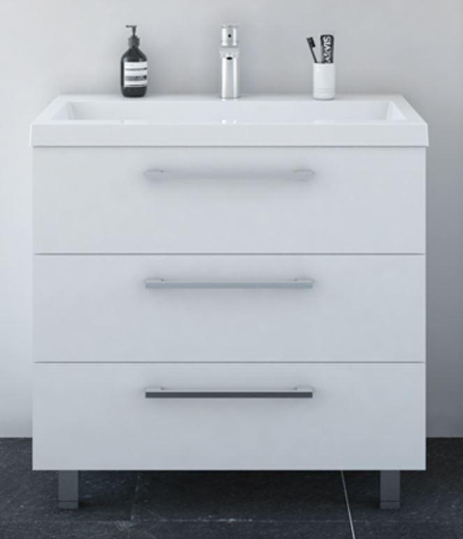 Kupaonska baza AQUAESTIL Astra 80, 80x45x80 cm, samostojeća, s umivaonikom, razne boje