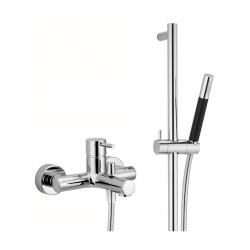 Tuš komplet CISAL Less Minimal, termostatski, krom