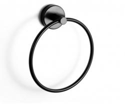 Držač za ručnike SC Uno, okrugli, crni