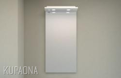 Ogledalo AQUAESTIL Lidija, 51/61x20x101 cm, s LED rasvjetom, utičnicom i prekidačem