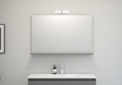 Ogledalo AQUAESTIL Stella 100, 100x20x65 cm, s etažerom, lampicom i prekidačem, razne boje