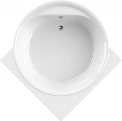 Kada AQUAESTIL FI 160, kutna ugradnja, bijela s oblogom i podnožjem