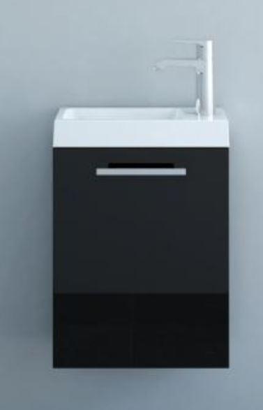 AQUAESTIL ARWEN SMALL 40, 40x22x57 cm, Kupaonska baza s umivaonikom, desna