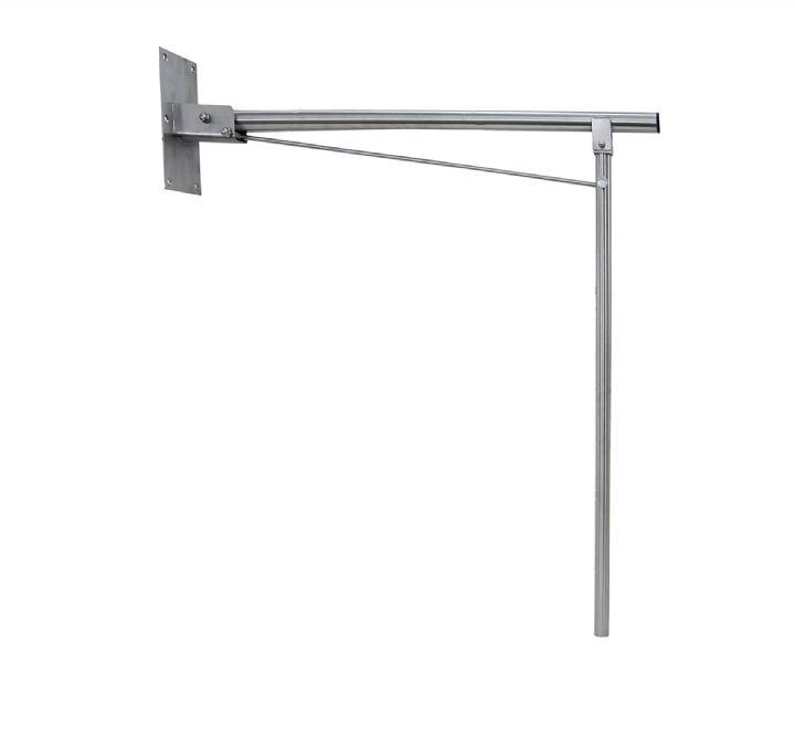 Rukohvat NOFER, okretni pomoćni, podni, dubina 10 cm, nehrđajući čelik