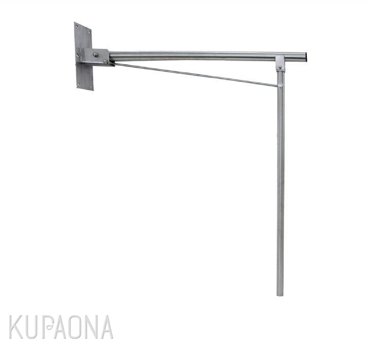 Rukohvat NOFER, okretni pomoćni, podni, dubina 10 cm, nehrđajući čelik