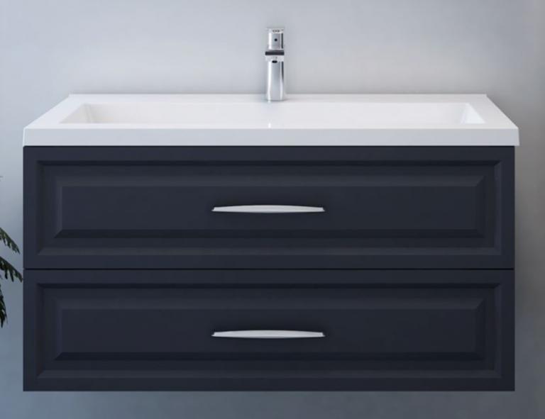 Kupaonska baza AQUAESTIL Vintage 80, 80x50.5x52.5cm, viseća, s umivaonikom, razne boje