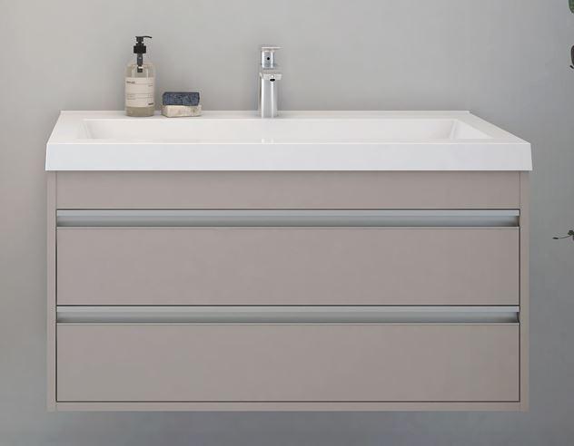 Kupaonska baza AQUAESTIL Connect 100, 100x51x54.5cm, viseća, s umivaonikom, razne boje