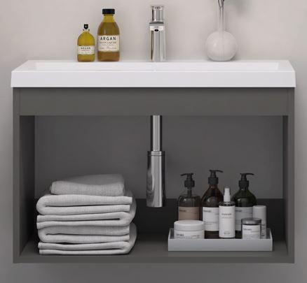 Kupaonska baza AQUAESTIL Basic 80, 80x45x56cm, viseća, razne boje