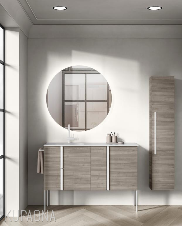 Kaupaonska baza ROYO Onyx+ 120, 119,5x45x56,5cm, samostojeća, sa SLIM umivaonikom, razne boje