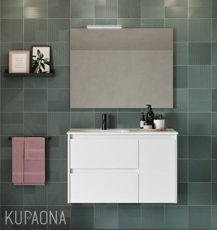 Kupaonska baza ROYO Alfa 90, 89,5x46x56,5cm, viseća, sa SLIM umivaonikom, razne boje
