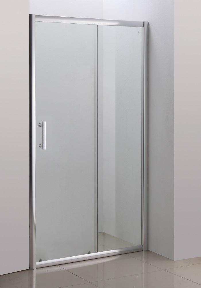 SC ADRIA Tuš vrata, 120 cm, jednokrilna, prozirno staklo, krom