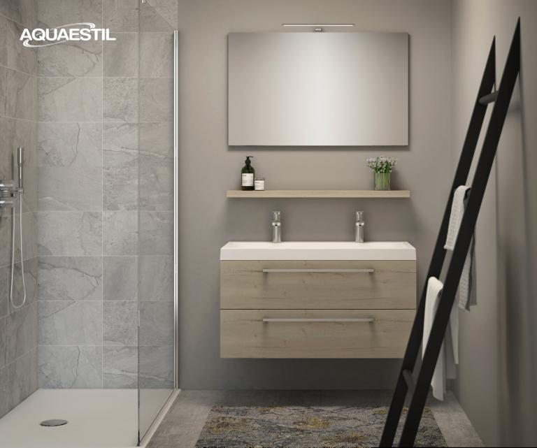 Kupaonska baza AQUAESTIL Arwen 120, 120x51x56 cm, viseća, 2 ladice, razne boje