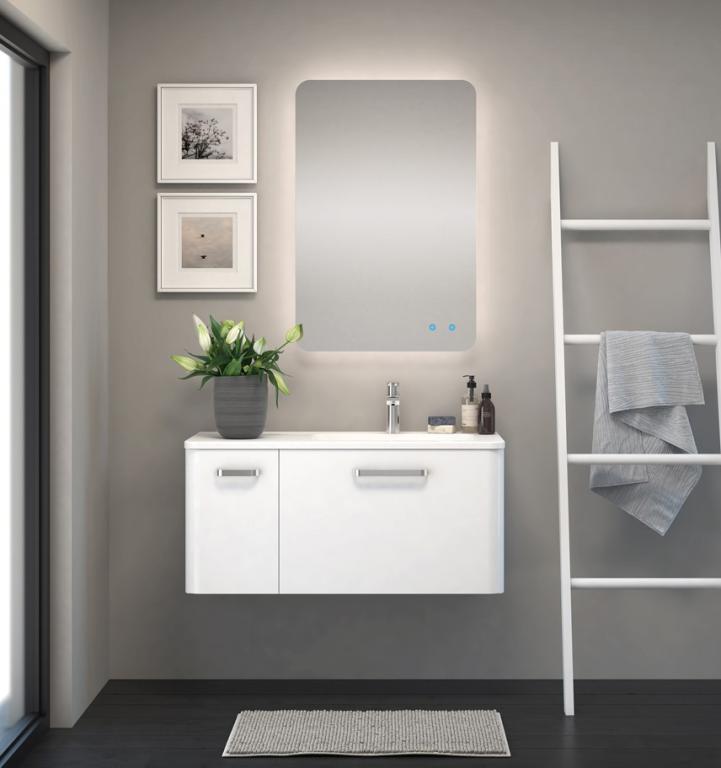 Kupaonska baza AQUAESTIL Charm 100, 100x45x47 cm, viseća, 1 vrata, 1 ladica, lijeva, razne boje