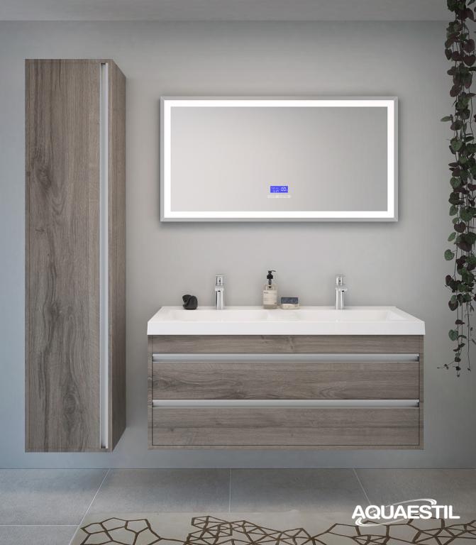 Kupaonski ormarić AQUAESTIL Connect 180, 40x30x180, viseći s policama na fronti, 1 vrata, desna, razne boje