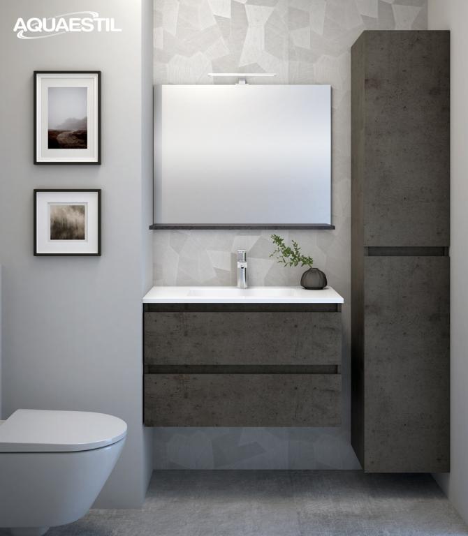 Kupaonska baza AQUAESTIL Stella 80, 80,5x40x52, 2 ladicem, razne boje