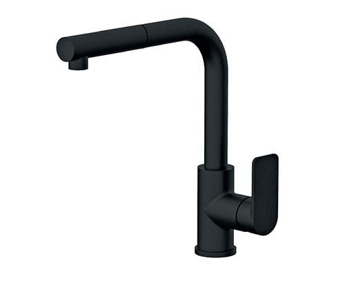 Miješalica za sudoper ROSAN S2 Black, na izvlačenje