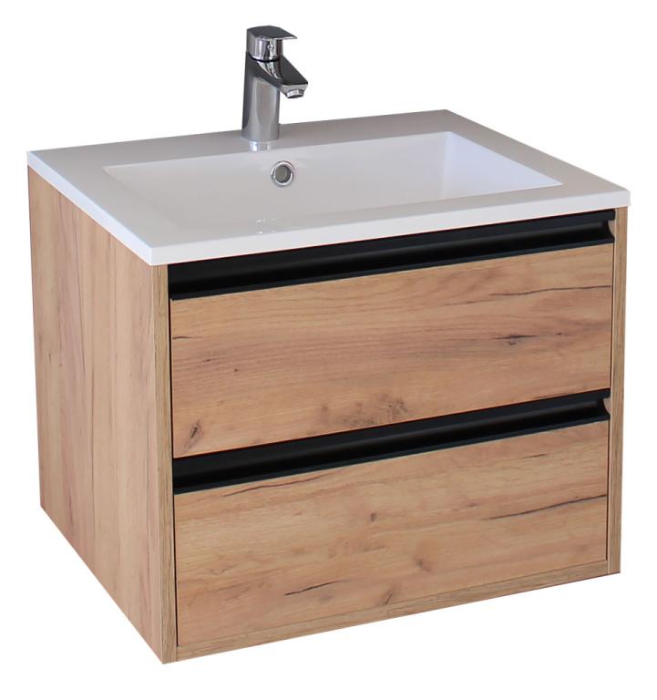 Kupaonska baza NORD Kris 100, 100x50x49,7 cm, 2 ladice, viseća, razne boje