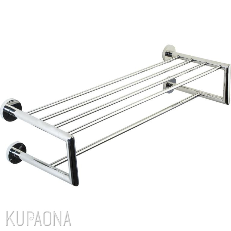 Držač ručnika NOFER Niza, 2/2, s nosačem, krom
