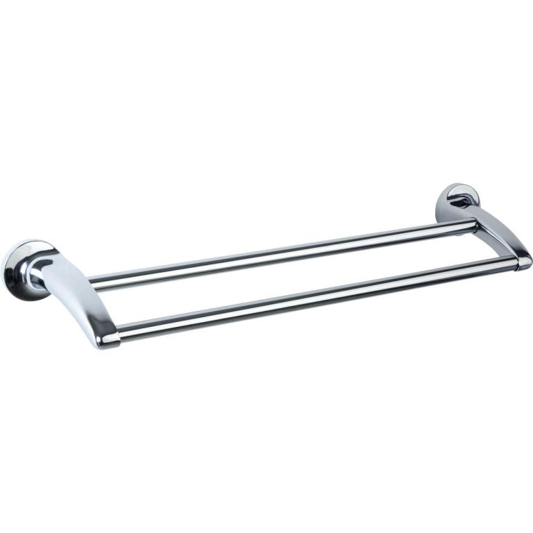 Držač ručnika NOFER Hotel, 600 mm, dvostruki, krom