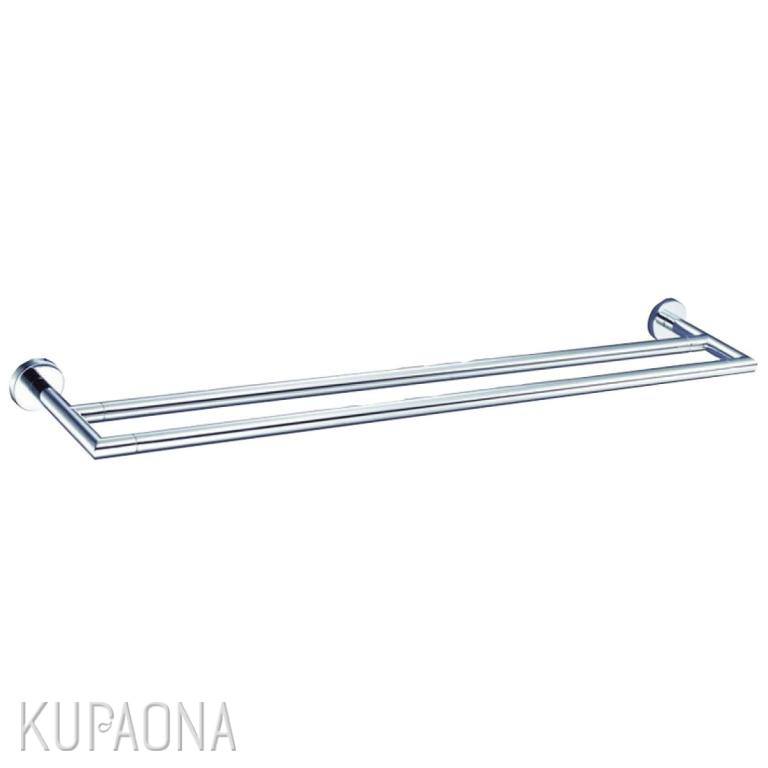 Držač ručnika NOFER Line, 450 mm, dvostruki, krom