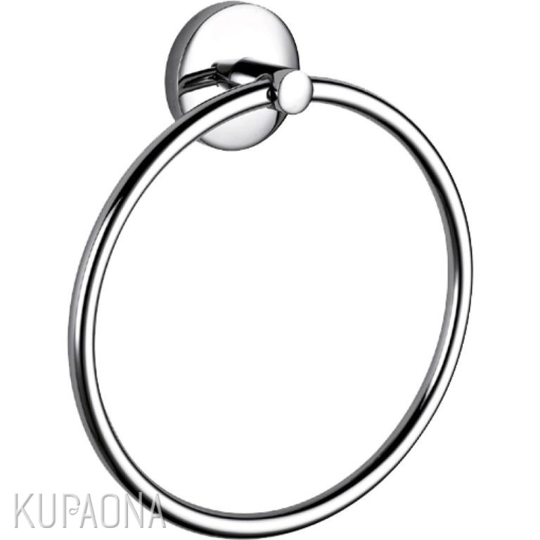 Držač ručnika NOFER Monaco, okrugli, krom