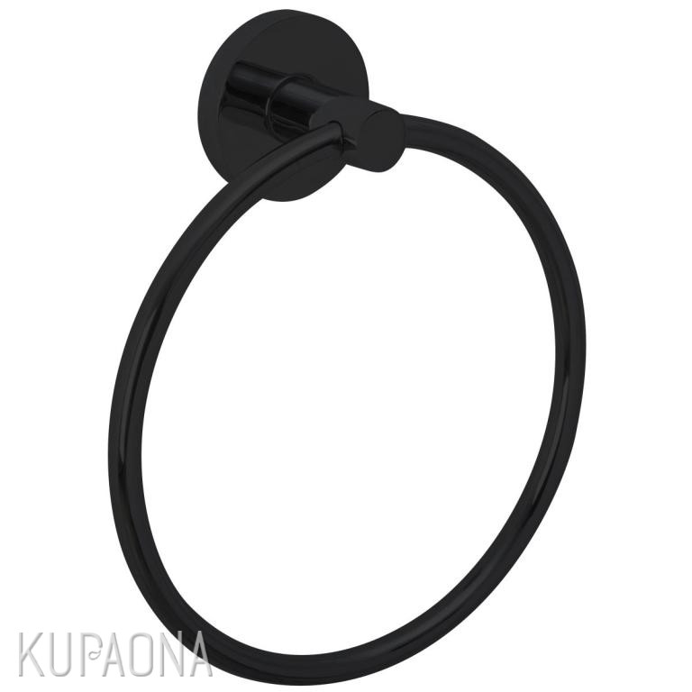 Držač ručnika NOFER Niza, okrugli, crna