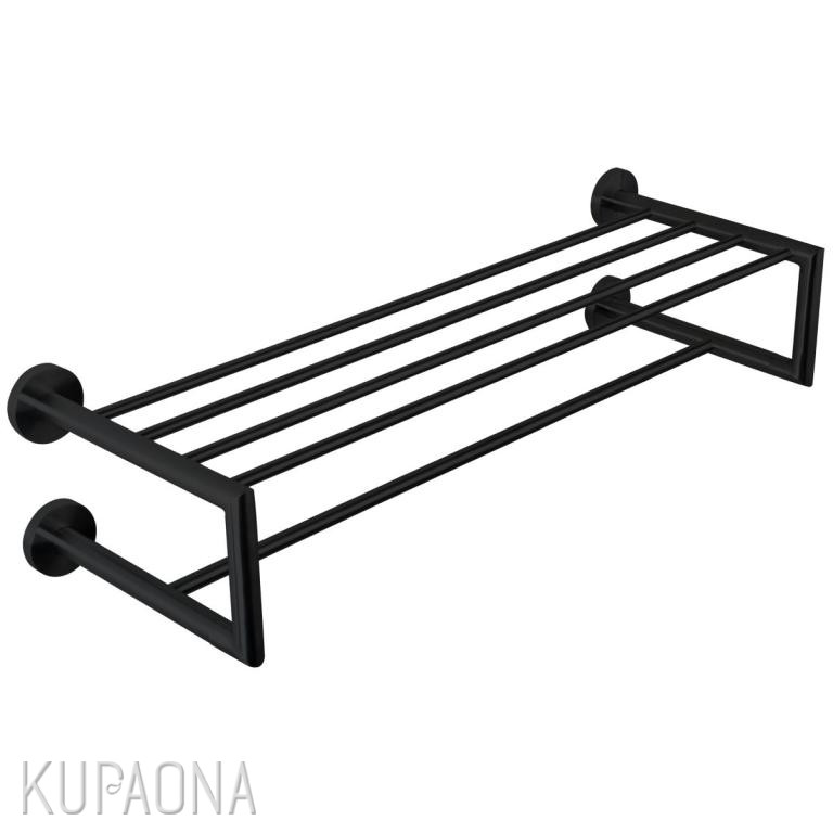Držač ručnika NOFER Niza, s nosačem, crna