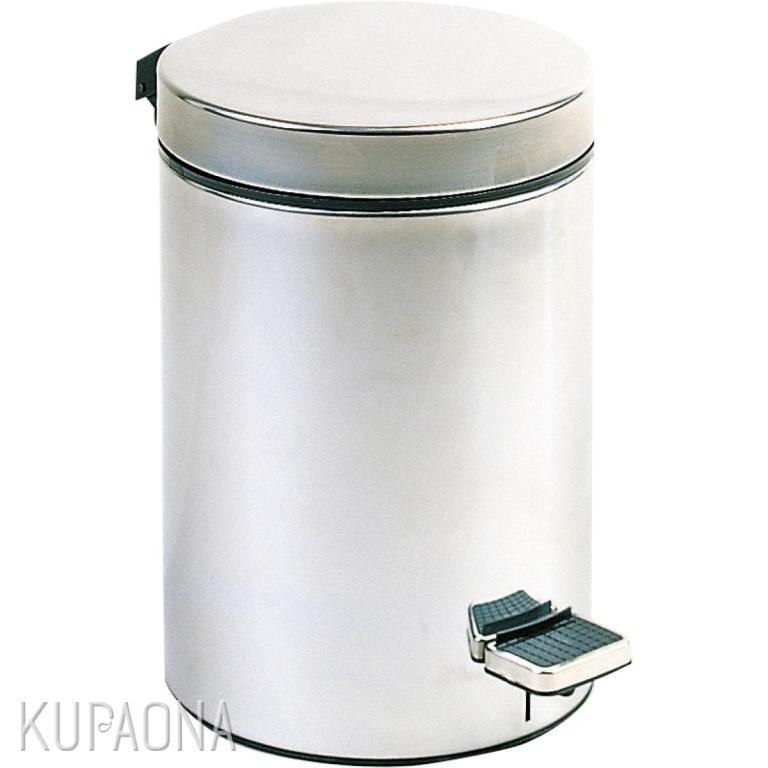 Kanta s poklopcem NOFER, 30 l, krom mat