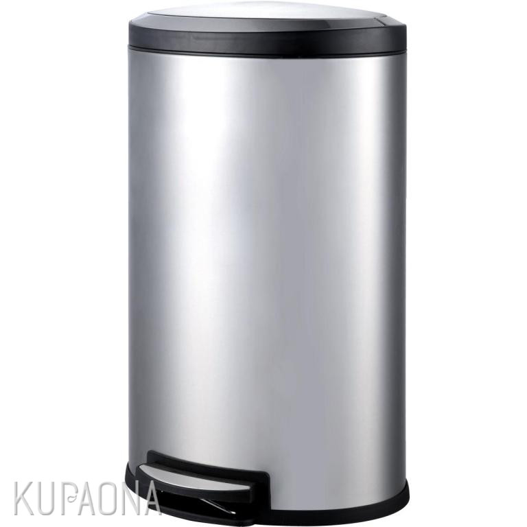Kanta s poklopcem NOFER, 32 l, s dva odjeljka 16lx2, krom mat