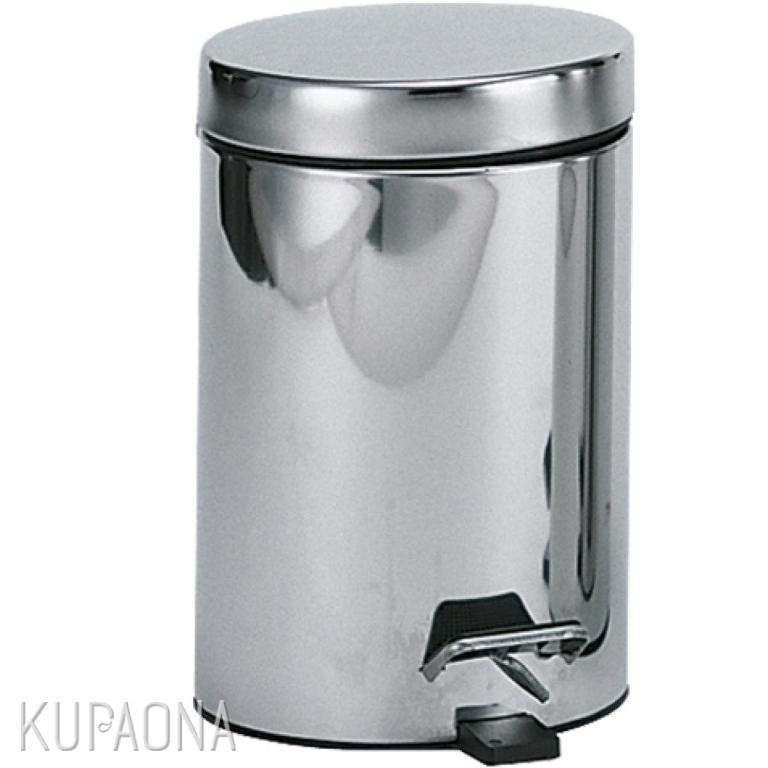 Kanta s poklopcem NOFER, 30 l, krom