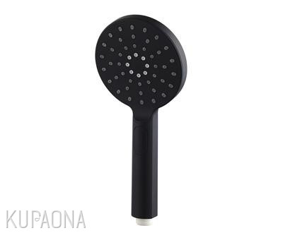 Tuš slušalica AQG NiteRD, 120 mm, 3 funkcije, crna
