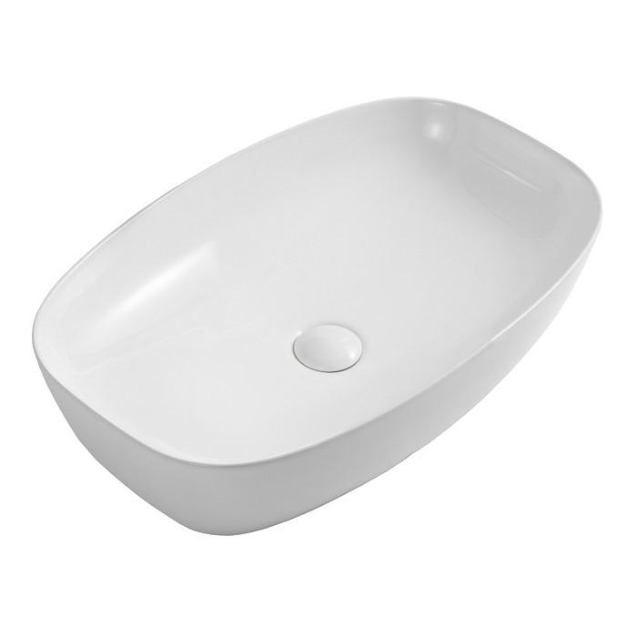 Umivaonik SC Everest, 50/60x38x14 cm, nadgradni, ovalni, bijeli