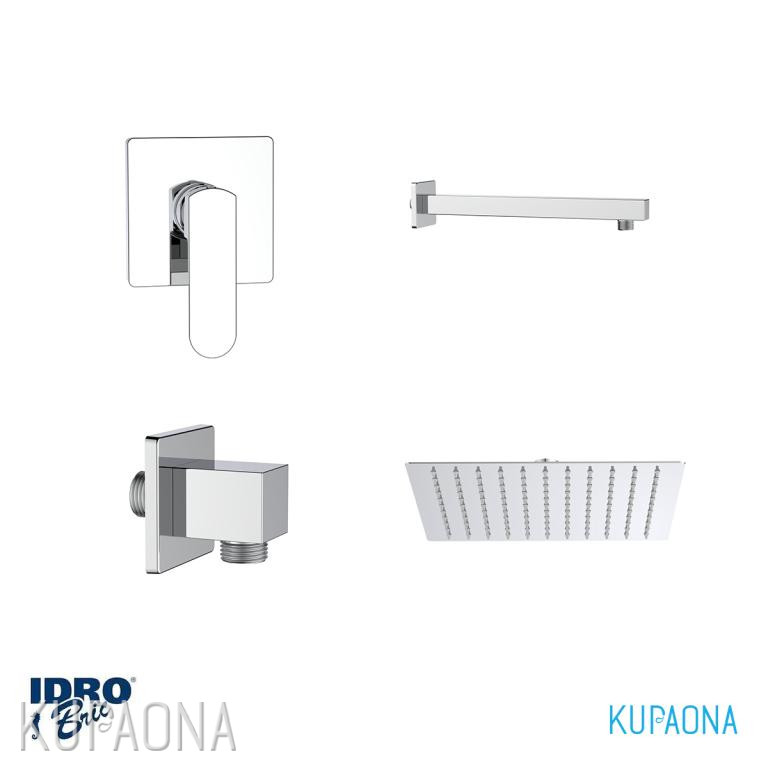 Tuš sistem IDRO-BRIC Coral, podgradni, 1 izlaz, razne boje