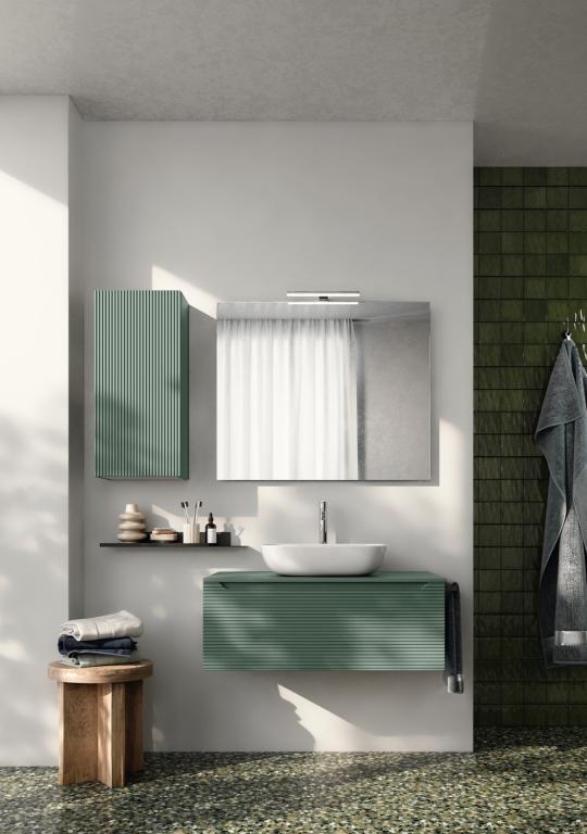 Kupaonska baza Belbagno Easy Angy, 60x33x46 cm, viseća, s umivaonikom i pločom, razne boje