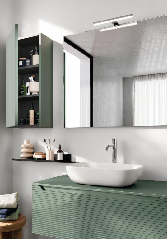 Kupaonska baza Belbagno Easy Angy, 100x33x46 cm, viseća, s umivaonikom i pločom, razne boje