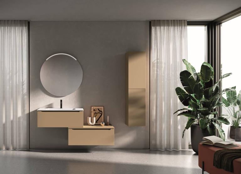 Kupaonski ormarić Belbagno Easy Afrodite, 150x30x35cm, viseći, 2 vrata, lijevi ili desni, razne boje